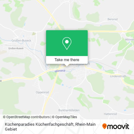 Küchenparadies Küchenfachgeschäft map