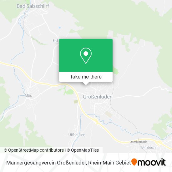 Männergesangverein Großenlüder map