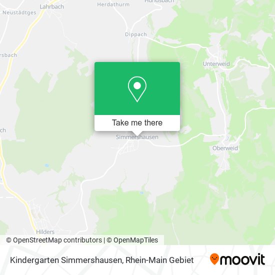 Kindergarten Simmershausen map