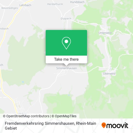 Fremdenverkehrsring Simmershausen map