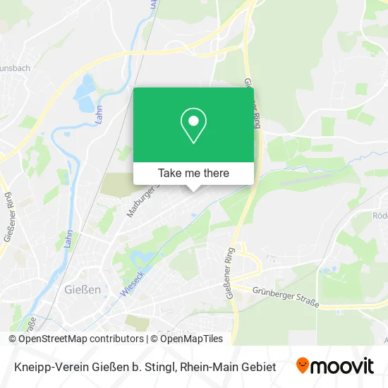 Карта Kneipp-Verein Gießen b. Stingl