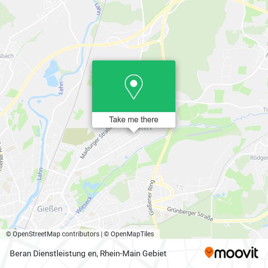 Beran Dienstleistung en map