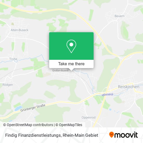 Findig Finanzdienstleistungs map