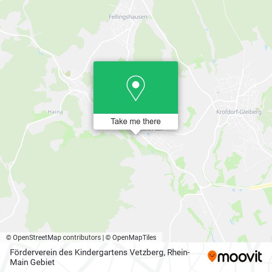 Förderverein des Kindergartens Vetzberg map