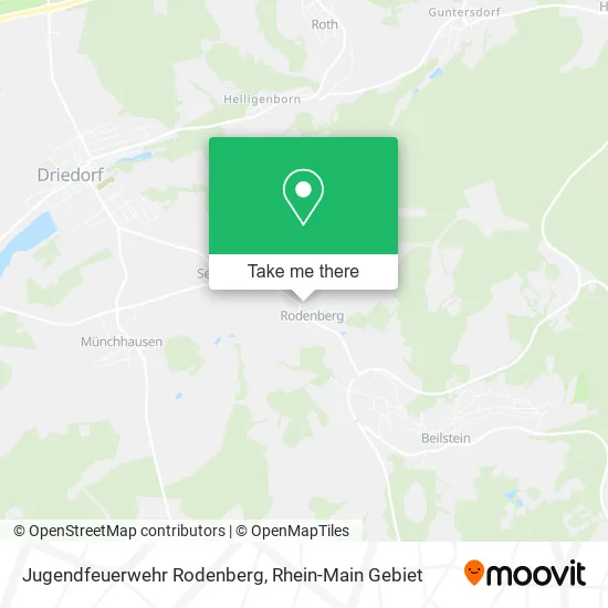 Карта Jugendfeuerwehr Rodenberg
