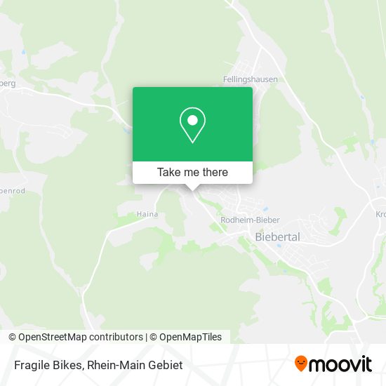 Fragile Bikes map