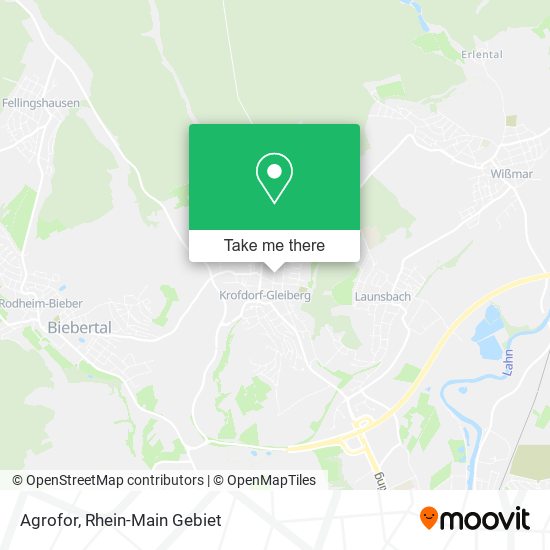 Agrofor map