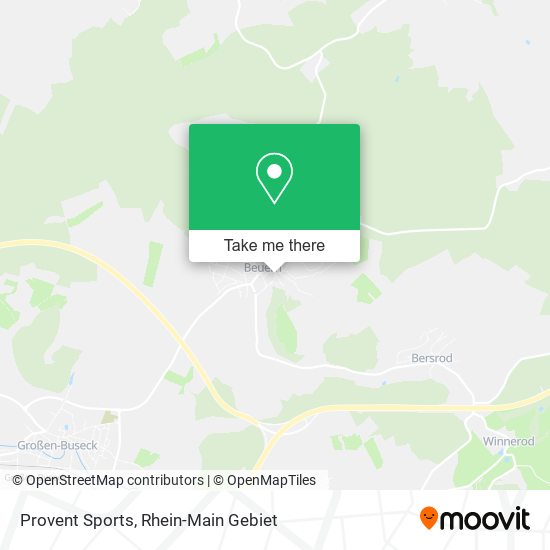 Provent Sports map