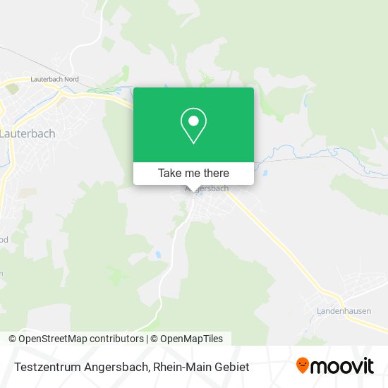 Testzentrum Angersbach map