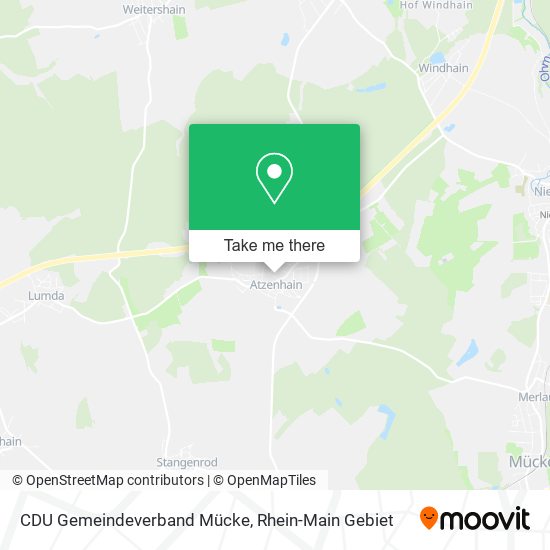 CDU Gemeindeverband Mücke map