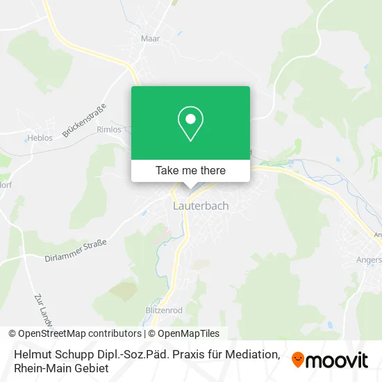 Карта Helmut Schupp Dipl.-Soz.Päd. Praxis für Mediation