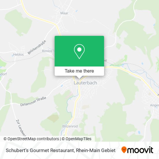 Schubert's Gourmet Restaurant map