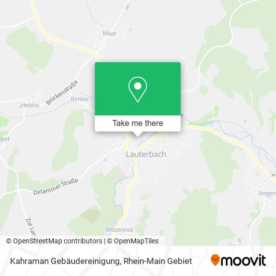 Kahraman Gebäudereinigung map