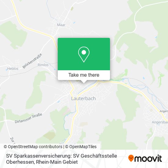Карта SV Sparkassenversicherung: SV Geschäftsstelle Oberhessen