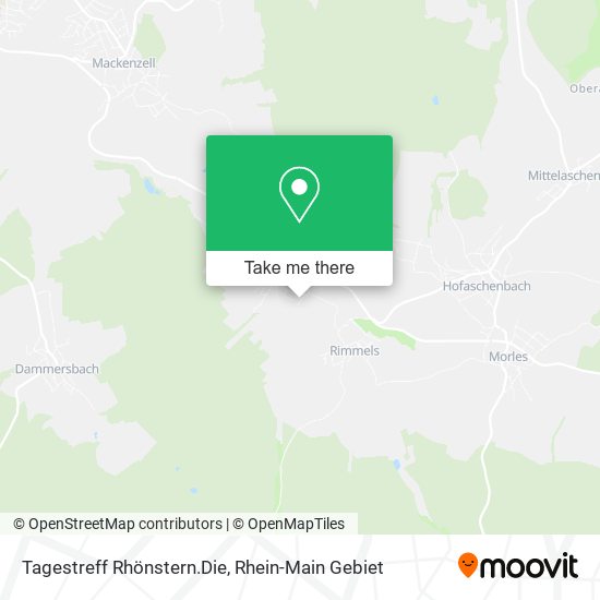 Tagestreff Rhönstern.Die map