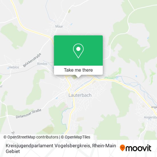 Kreisjugendparlament Vogelsbergkreis map