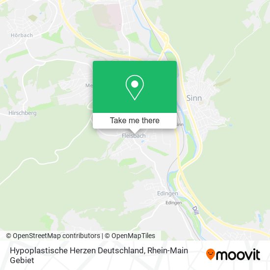 Hypoplastische Herzen Deutschland map