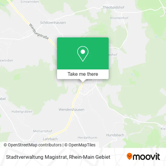Карта Stadtverwaltung Magistrat