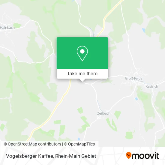 Карта Vogelsberger Kaffee