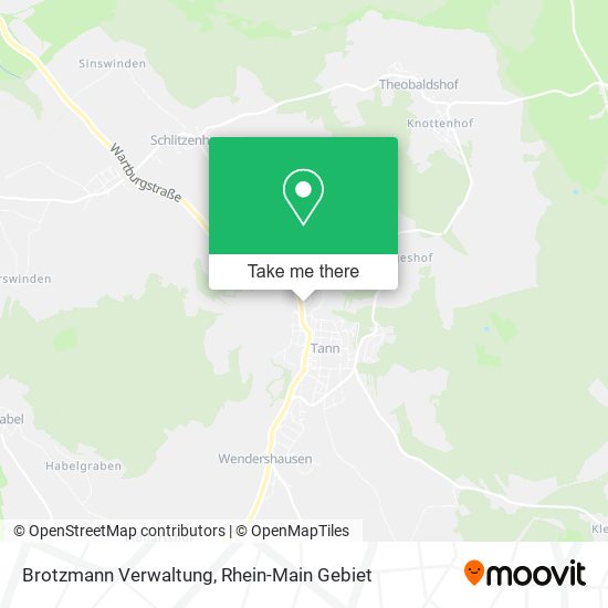 Brotzmann Verwaltung map