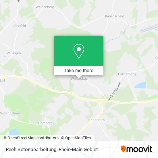 Reeh Betonbearbeitung map