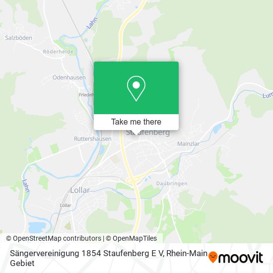 Sängervereinigung 1854 Staufenberg E V map