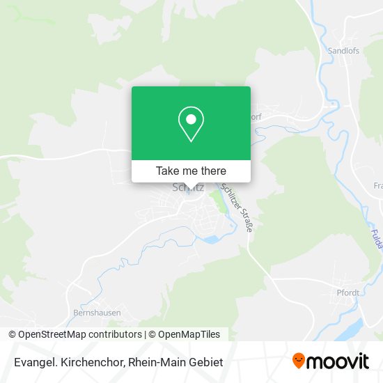 Evangel. Kirchenchor map