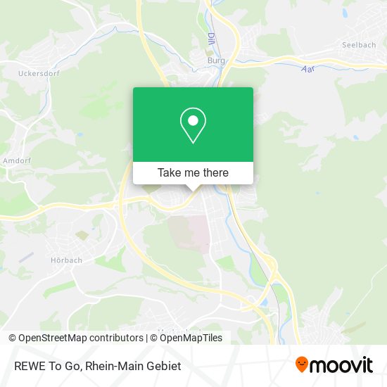 REWE To Go map