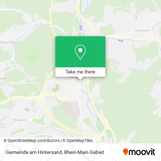 Gemeinde am Hintersand map