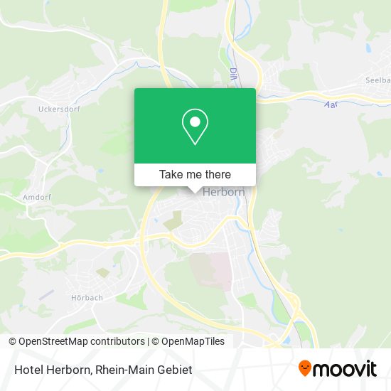 Hotel Herborn map