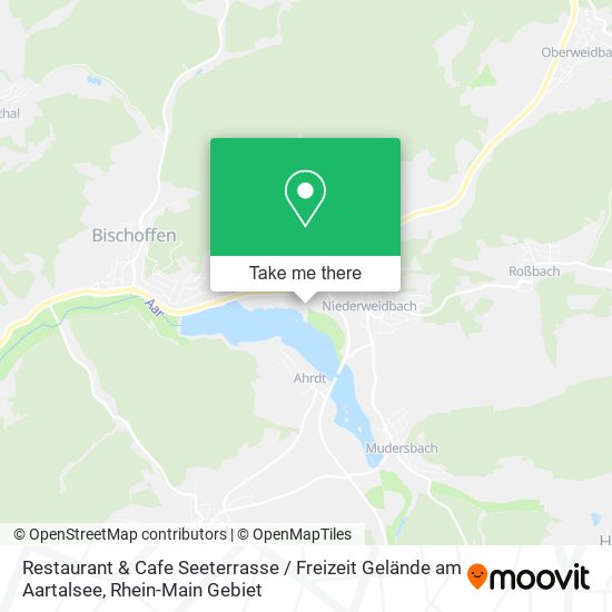 Карта Restaurant & Cafe Seeterrasse / Freizeit Gelände am Aartalsee
