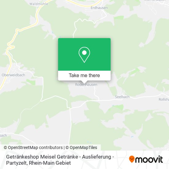 Getränkeshop Meisel Getränke - Auslieferung - Partyzelt map