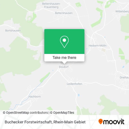 Карта Buchecker Forstwirtschaft