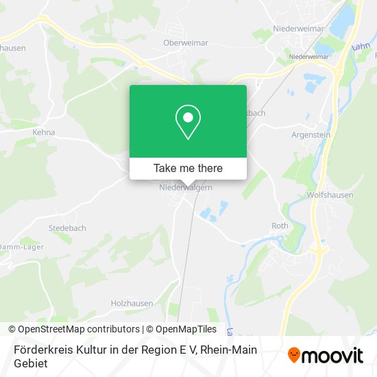 Förderkreis Kultur in der Region E V map