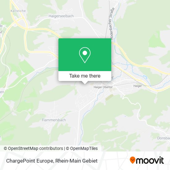 ChargePoint Europe map