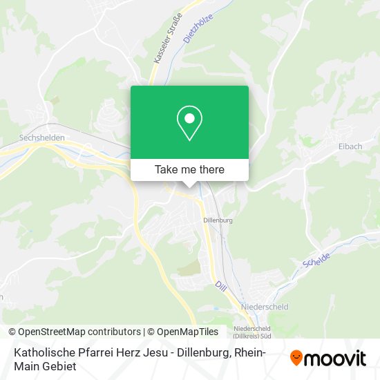 Katholische Pfarrei Herz Jesu - Dillenburg map