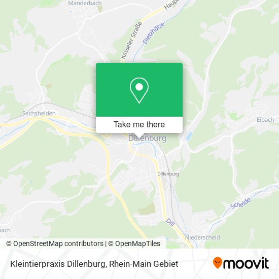Карта Kleintierpraxis Dillenburg