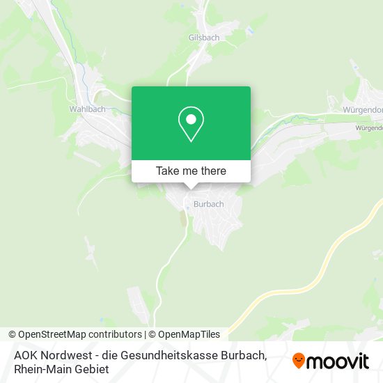 AOK Nordwest - die Gesundheitskasse Burbach map