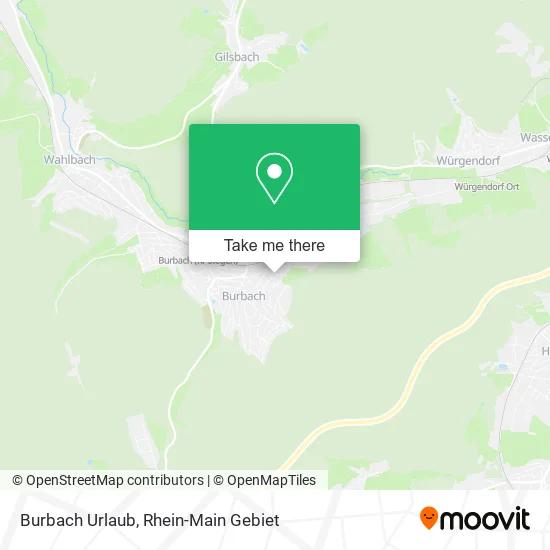 Карта Burbach Urlaub