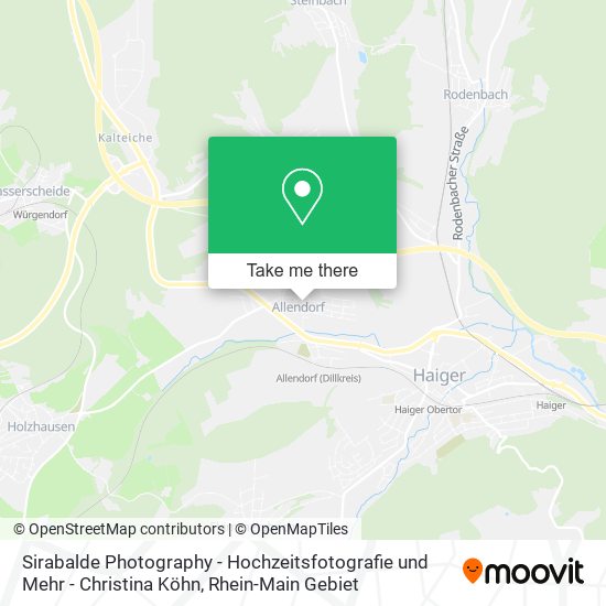 Sirabalde Photography - Hochzeitsfotografie und Mehr - Christina Köhn map