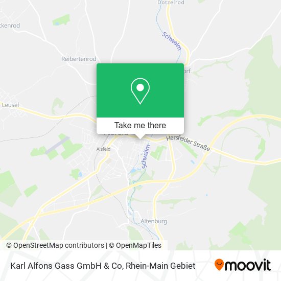 Karl Alfons Gass GmbH & Co map