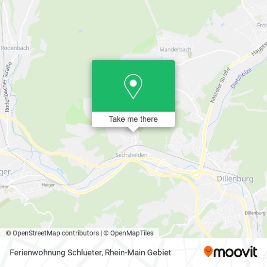 Ferienwohnung Schlueter map