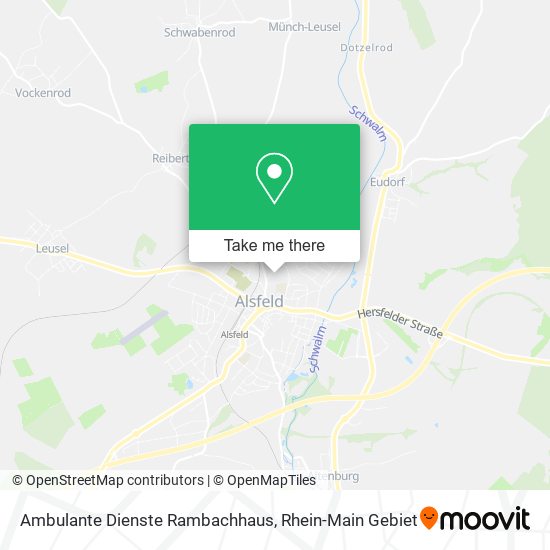 Карта Ambulante Dienste Rambachhaus