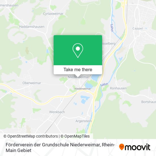 Förderverein der Grundschule Niederweimar map