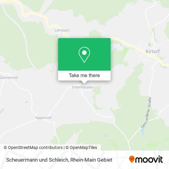 Scheuermann und Schleich map