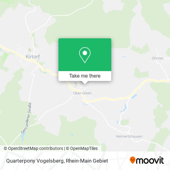 Quarterpony Vogelsberg map