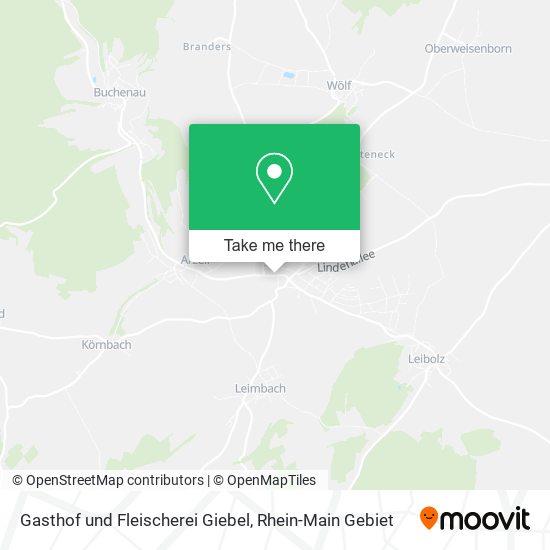 Gasthof und Fleischerei Giebel map