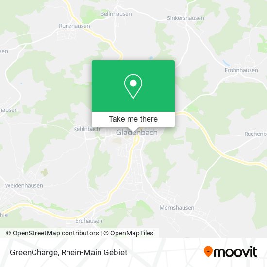 GreenCharge map