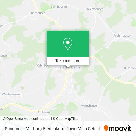 Sparkasse Marburg-Biedenkopf map