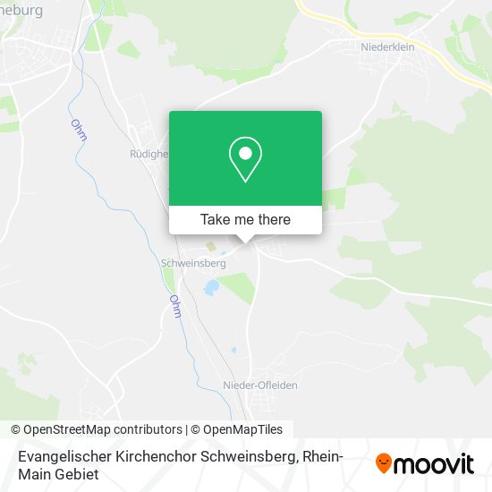 Карта Evangelischer Kirchenchor Schweinsberg